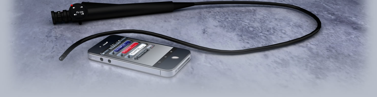 Flexible Endoscope app for iPhone and Android devices